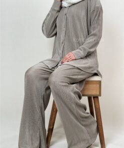 ست شومیز شلوار پیلیسه ملودی