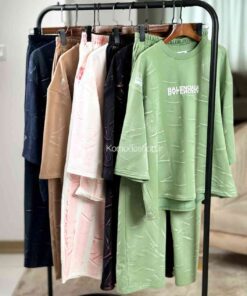 تیشرت شلوار ابروبادی پنبه بالنسیاگا