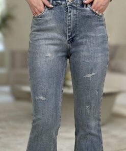 شلوار بوت کات برفکی سنگ خشک