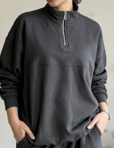 دورس و شلوار نیم زیپ سیمپل