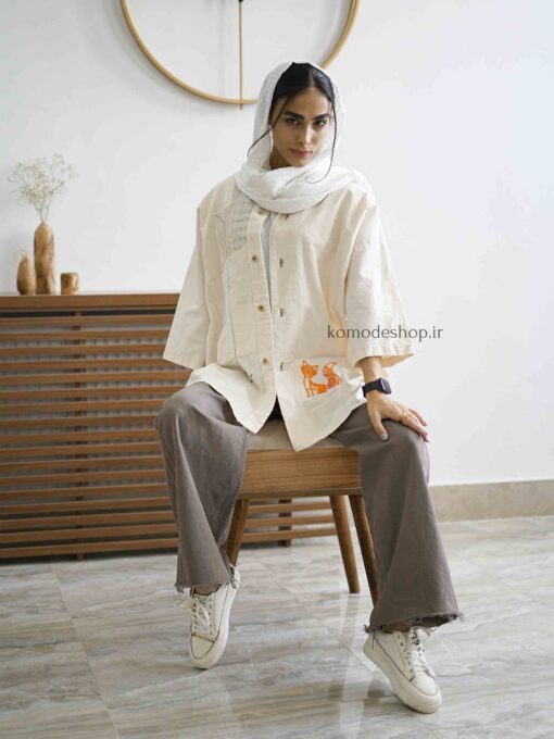 شومیز روباه گلدوزی - Image 2