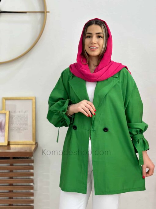 کت عروسکی یقه انگلیسی داکرون80134 - Image 2