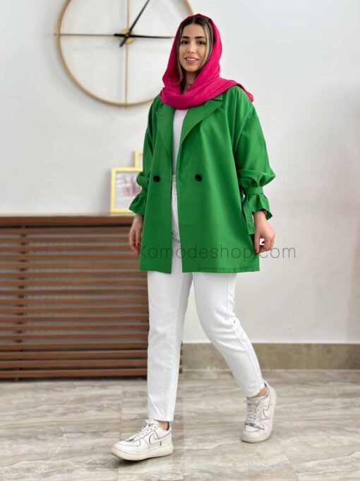 کت عروسکی یقه انگلیسی داکرون80134 - Image 13
