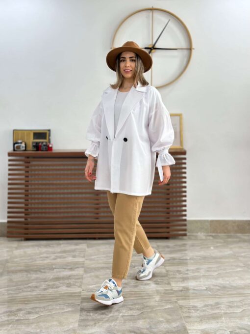 کت عروسکی یقه انگلیسی داکرون80134 - Image 5