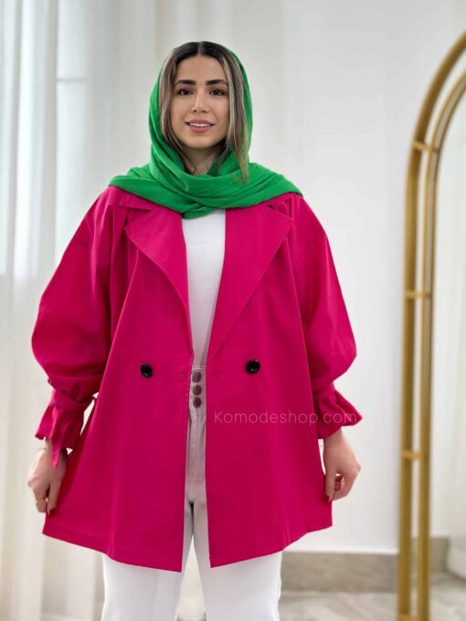 کت عروسکی یقه انگلیسی داکرون80134 - Image 3
