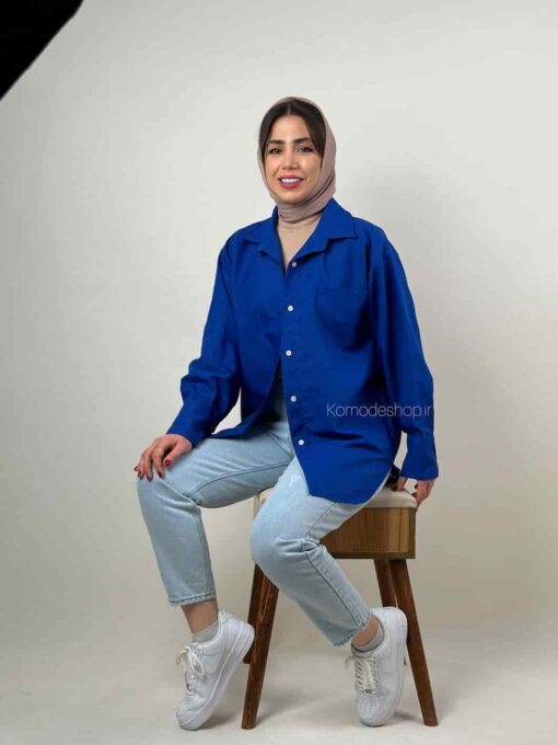 شومیز مانتویی بیسیک درنا - Image 3