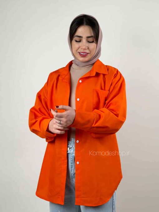 شومیز مانتویی بیسیک درنا - Image 13