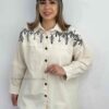 شومیز سرشانه گلدوزی باستانی