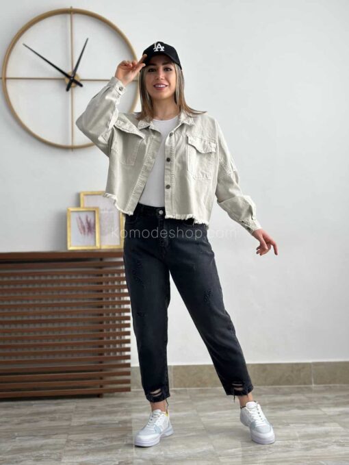 کت کراپ sis کتان - Image 10