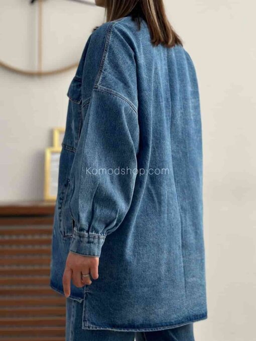 کت جین یقه دیپلمات - Image 5