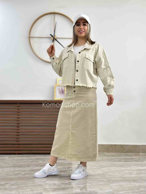کت کراپ sis کتان - Image 14