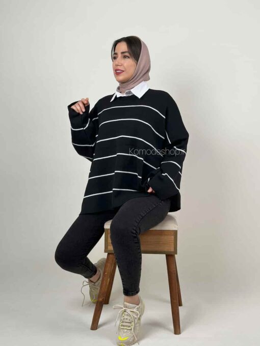 بافت راه راه باریک نازلی - Image 4