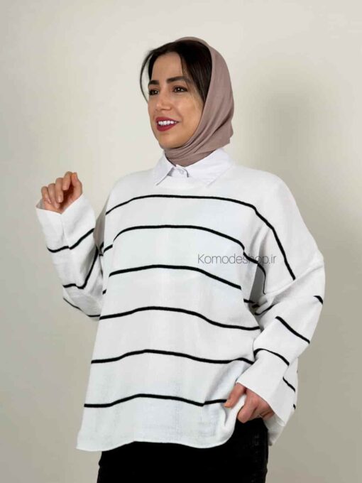 بافت راه راه باریک نازلی - Image 7