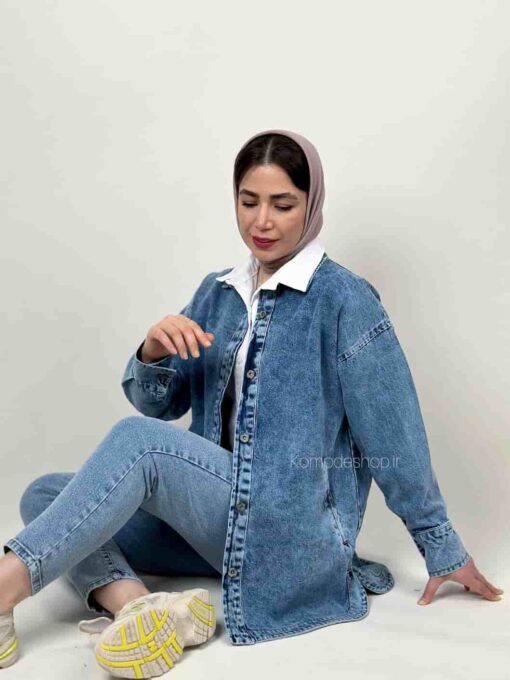 شومیز جین فیلتو یامین - Image 4