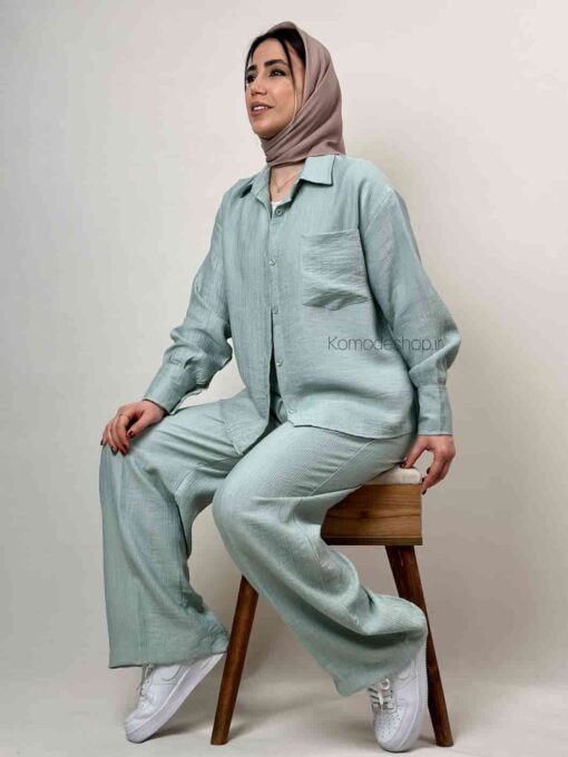 ست شومیز شلوار شایلی - Image 12