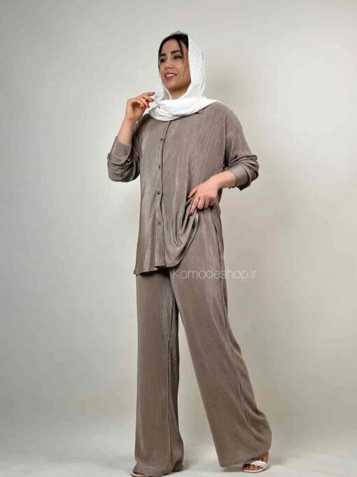ست شومیز شلوار پیلیسه ملودی - Image 10