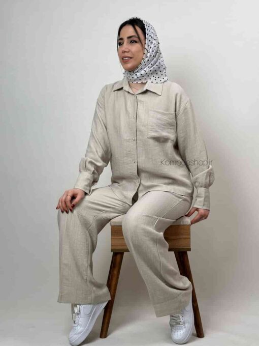 ست شومیز شلوار شایلی - Image 8