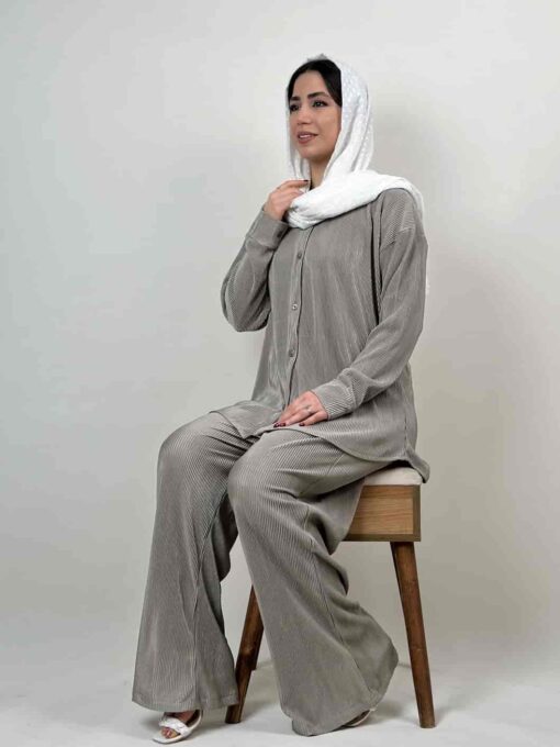 ست شومیز شلوار پیلیسه ملودی - Image 3