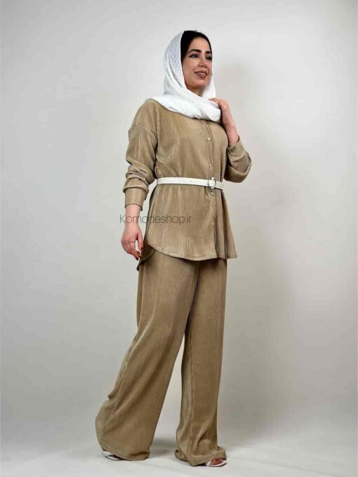 ست شومیز شلوار پیلیسه ملودی - Image 11