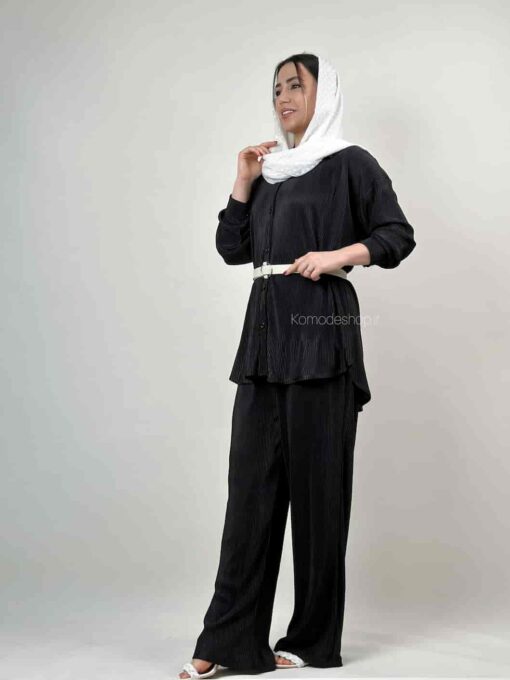 ست شومیز شلوار پیلیسه ملودی - Image 12