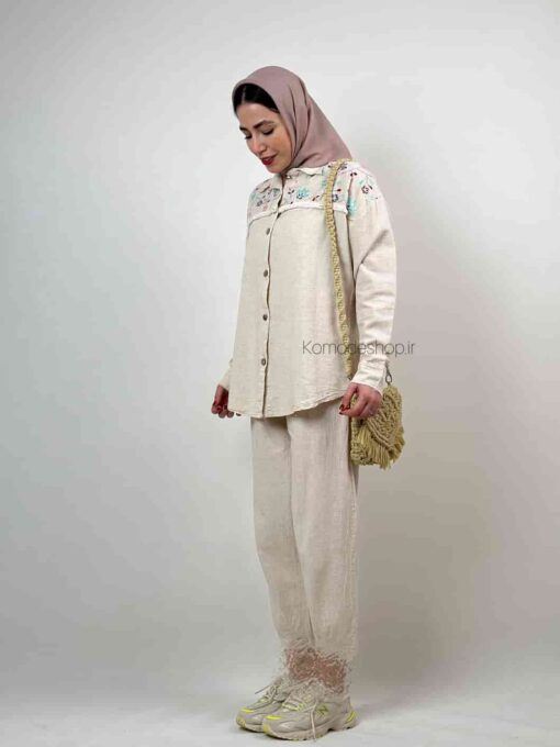 شومیز سوزن دوزی مرجان - Image 2