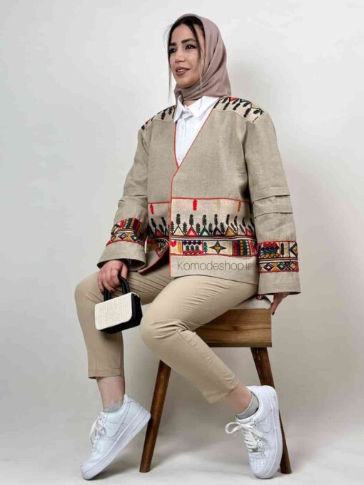 کت لینن توران - Image 2