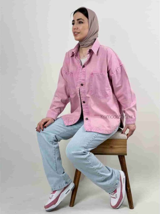 کت جین رنگی زارا - Image 6