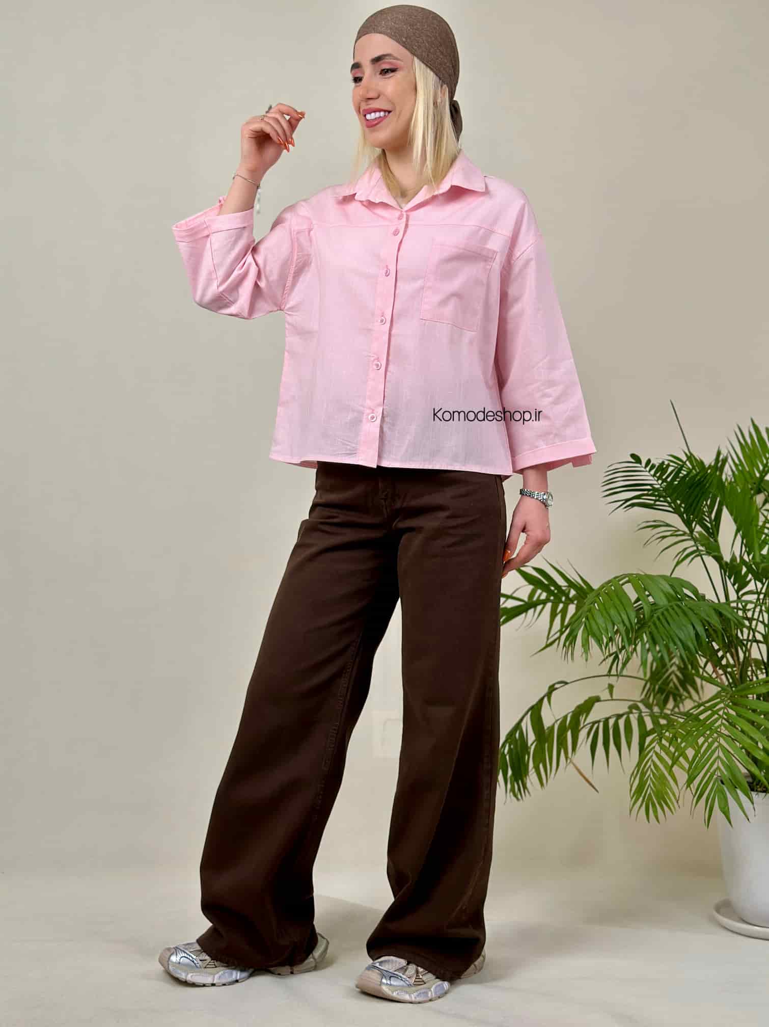شومیز باکسی زنانه Nicol - Image 13
