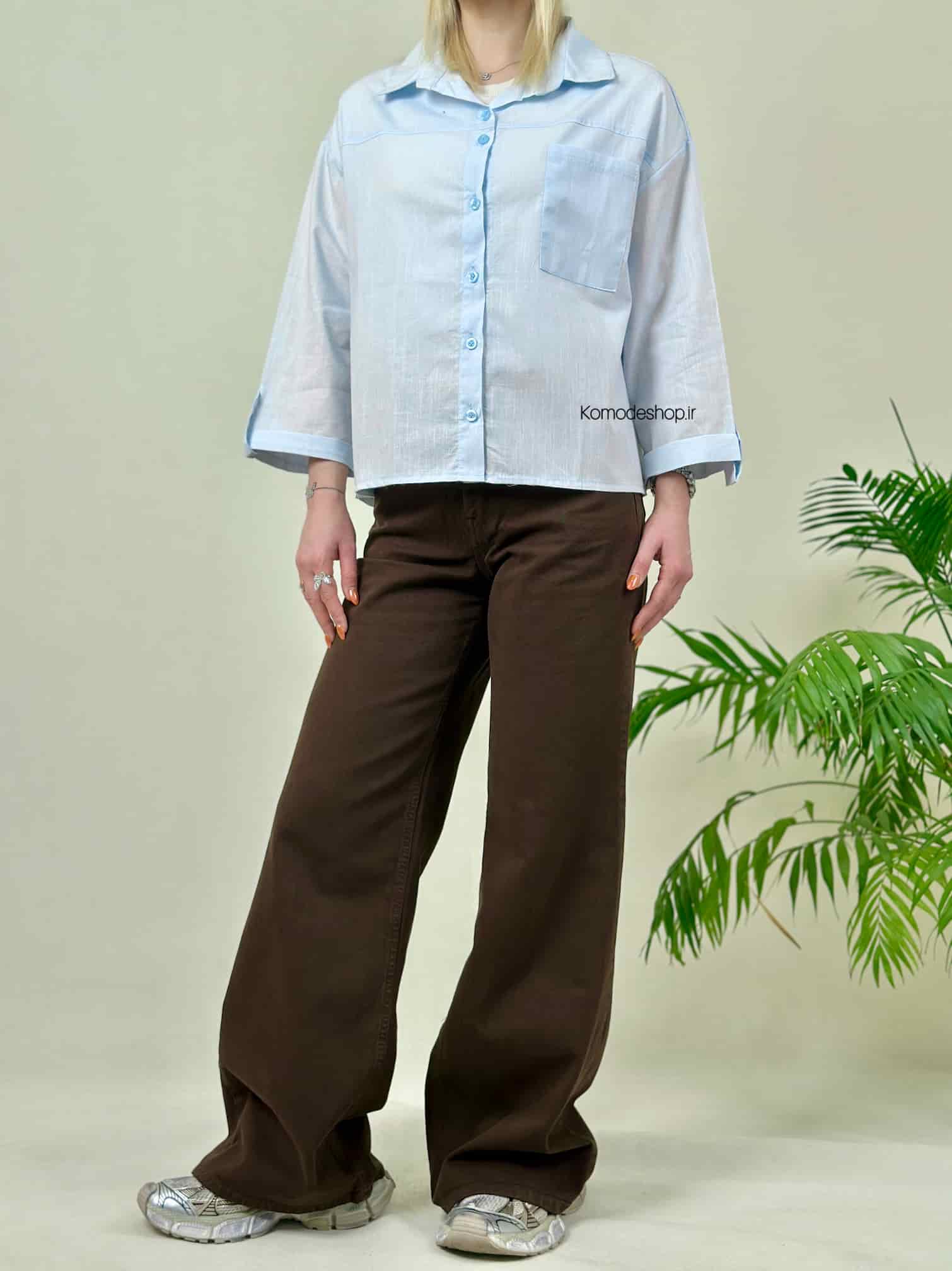شومیز باکسی زنانه Nicol - Image 12