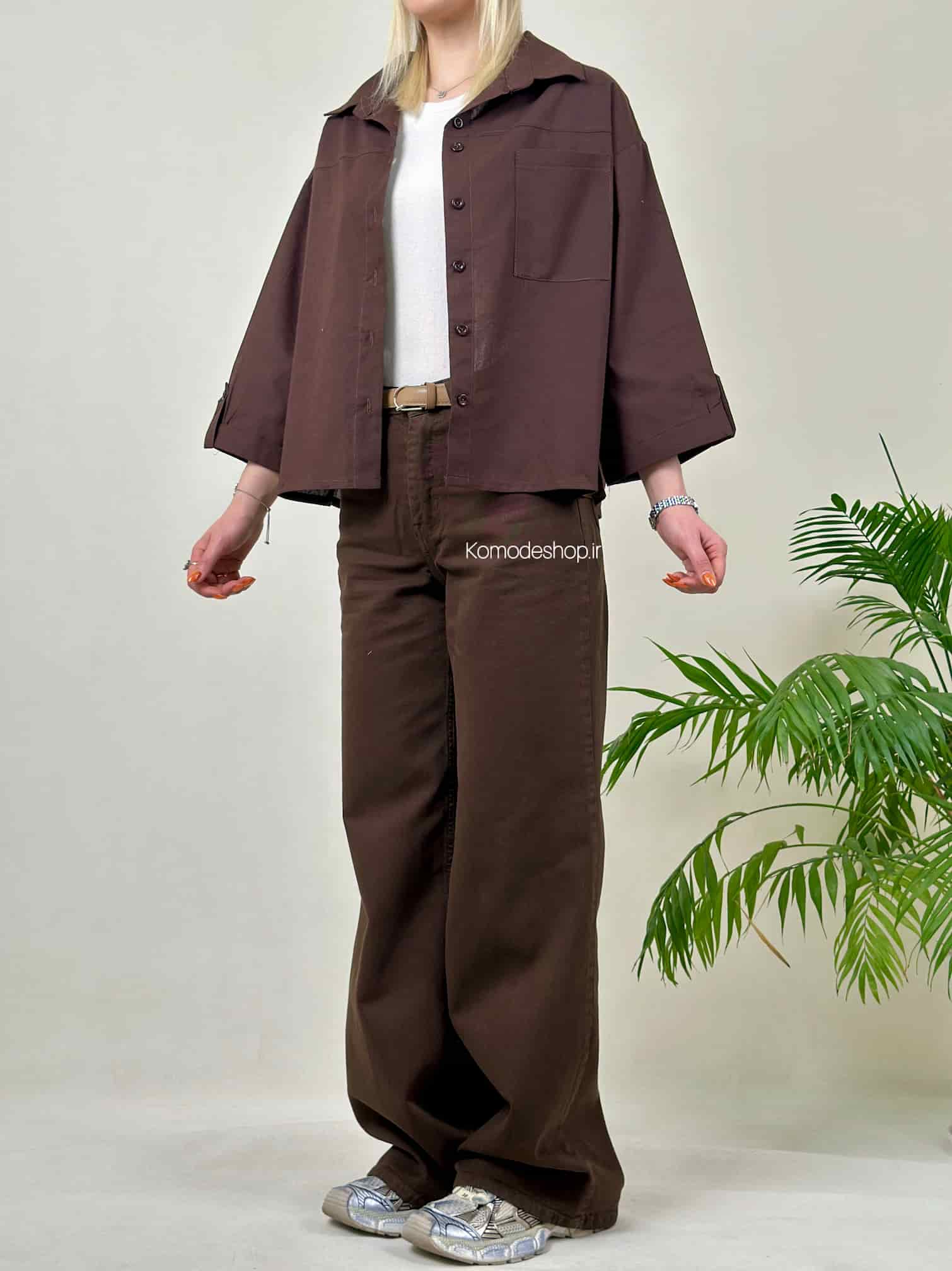 شومیز باکسی زنانه Nicol - Image 10