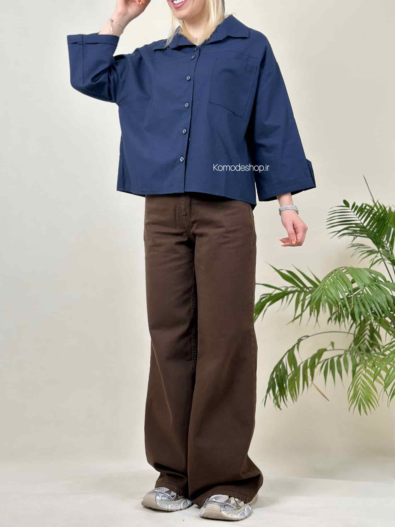 شومیز باکسی زنانه Nicol - Image 8
