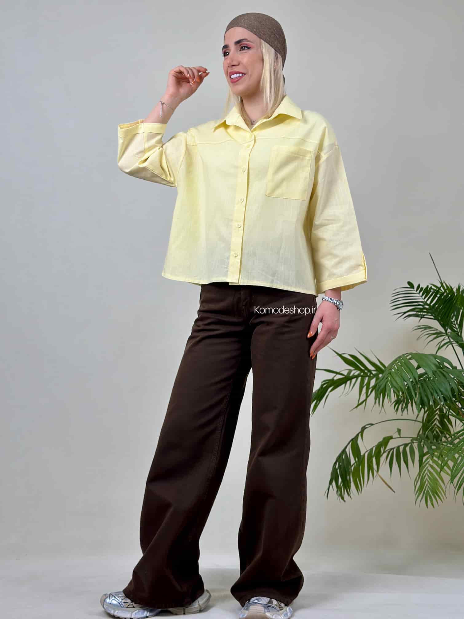 شومیز باکسی زنانه Nicol - Image 5