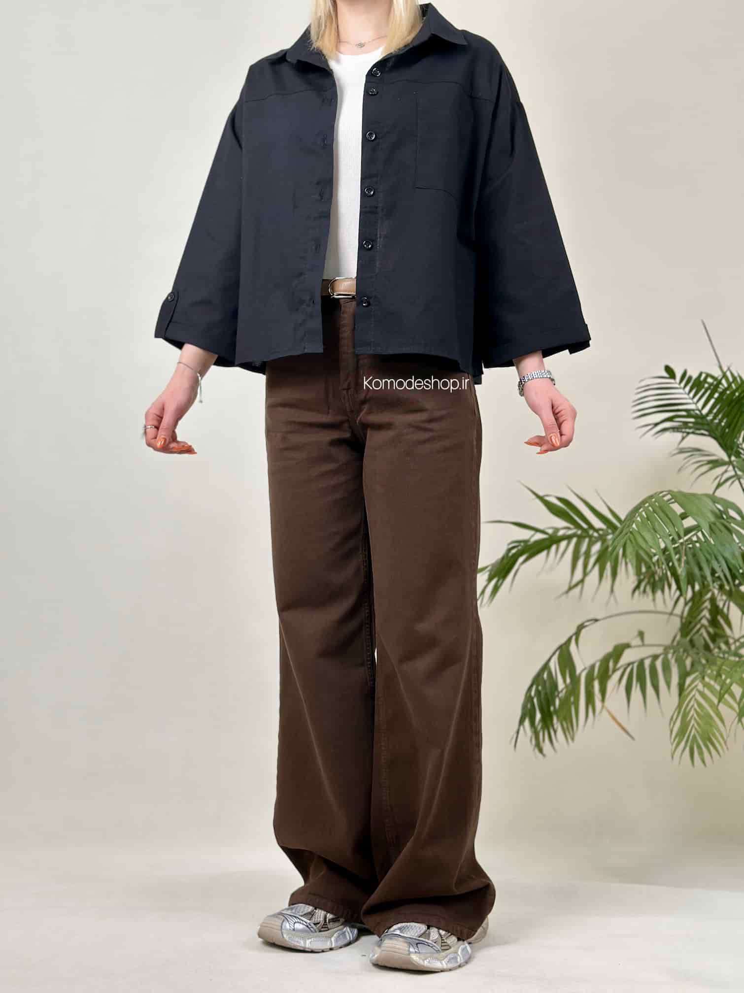 شومیز باکسی زنانه Nicol - Image 4