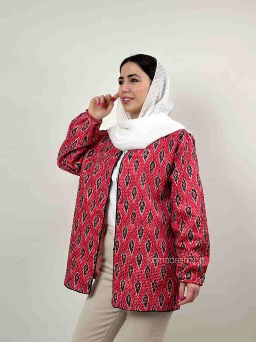 مانتو کتی لینن کوک دوزی خاتون - Image 19