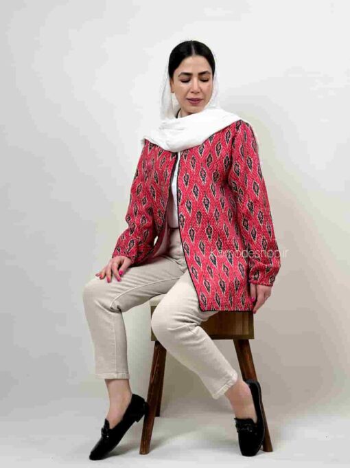 مانتو کتی لینن کوک دوزی خاتون - Image 2