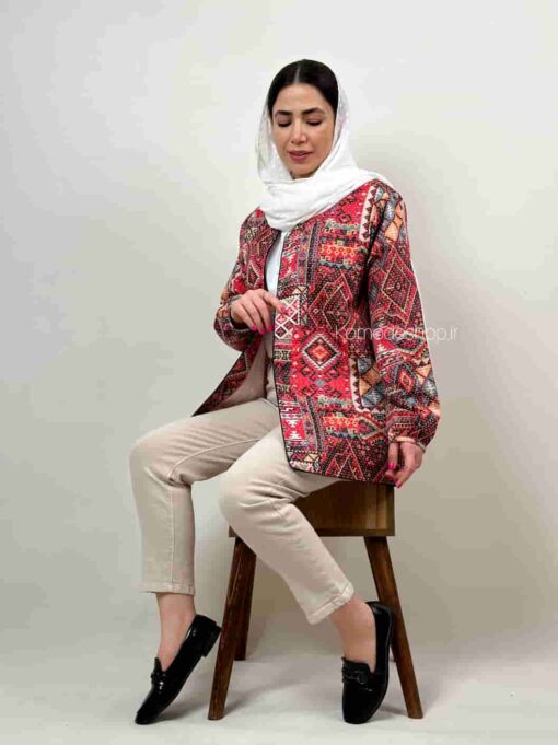مانتو کتی لینن کوک دوزی خاتون