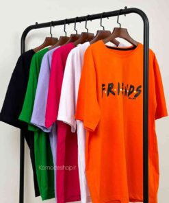 تیشرت لانگ friends قد هشتاد