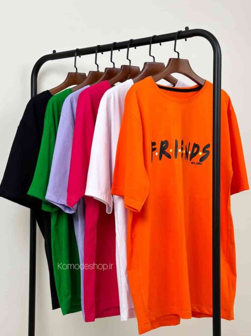 تیشرت لانگ friends قد هشتاد