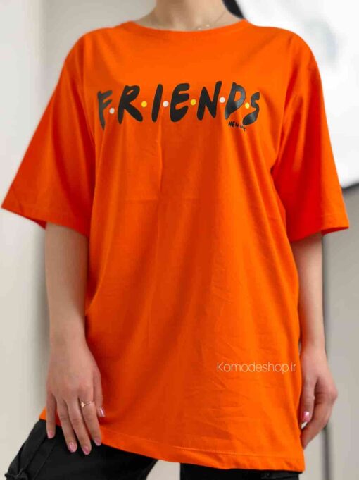 تیشرت لانگ friends قد هشتاد - Image 2