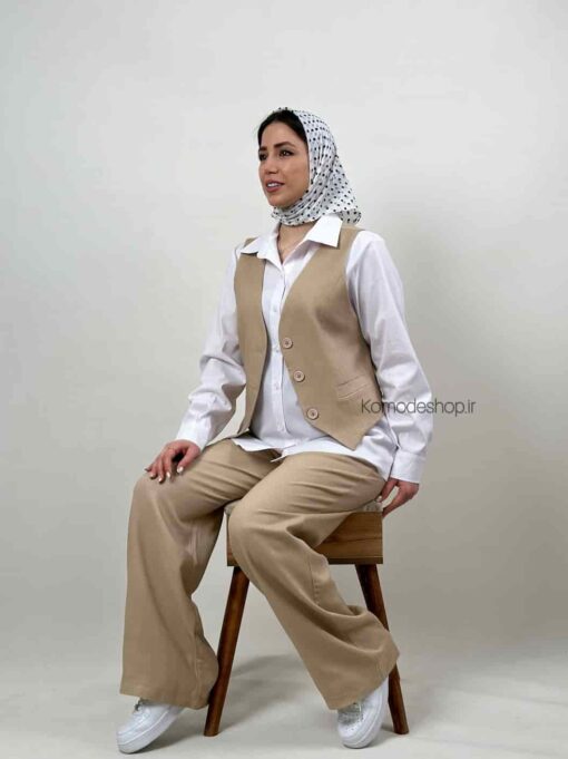 ست جلیقه شلوار کاترینا - Image 5