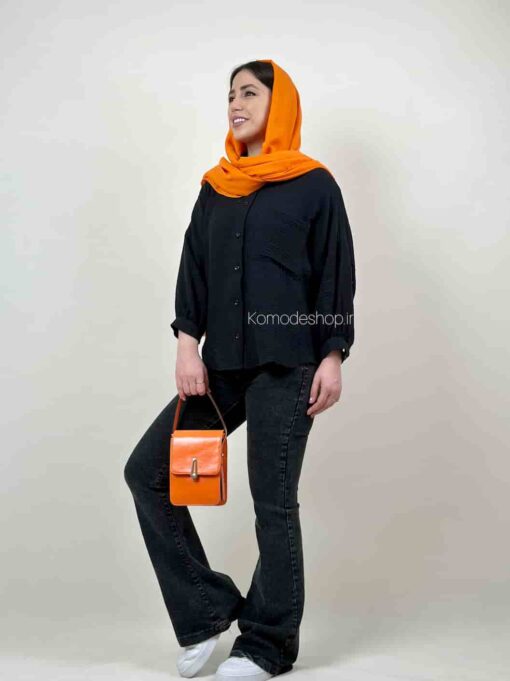 شومیز مانتویی دبل فیس هلن - Image 21