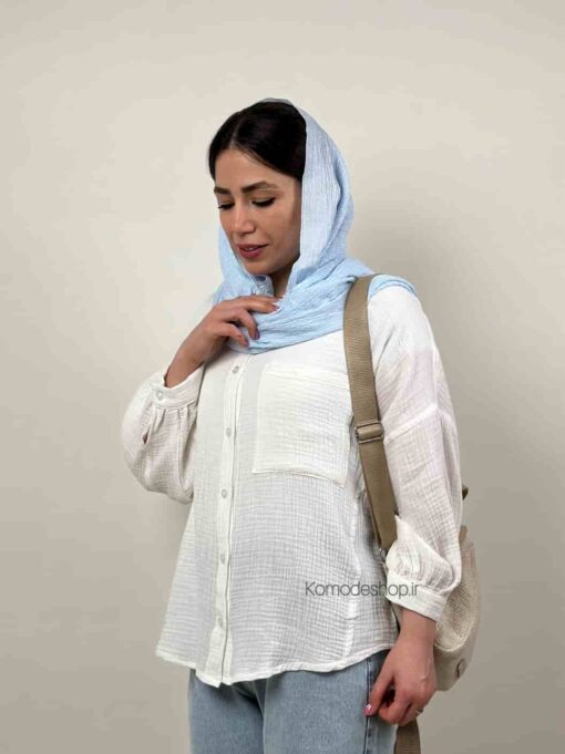 شومیز مانتویی دبل فیس هلن - Image 19