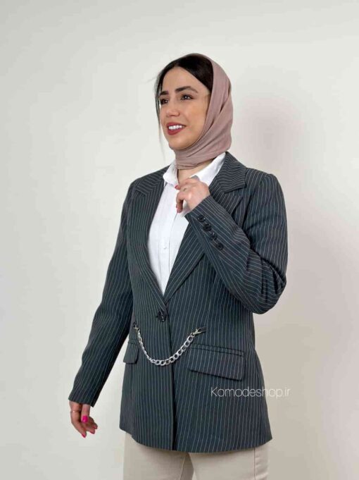 کت دیپلمات فاستونی زنجیری - Image 12