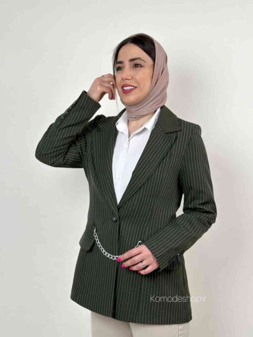 کت دیپلمات فاستونی زنجیری - Image 11