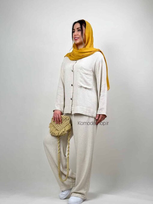 ست شومیز شلوار کنفی هرمز - Image 2