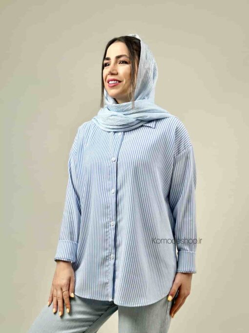 شومیز بیسیک راه راه رامونا - Image 5