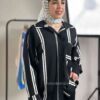 شومیز مانتویی راه راه سمیر