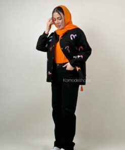 کت جین گلدوزی جی جی