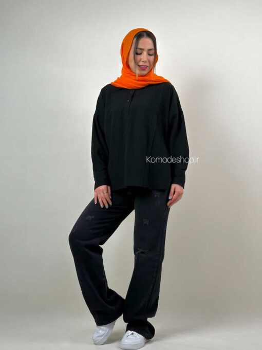 شومیز سه دکمه هاله - Image 3