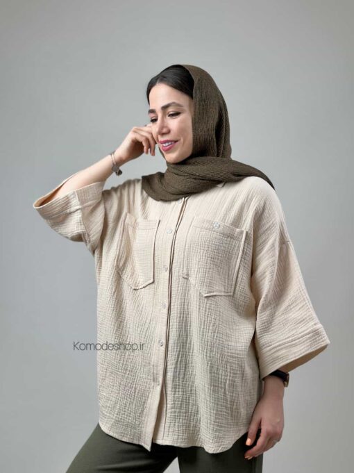 شومیز دبل فیس لاوین - Image 3